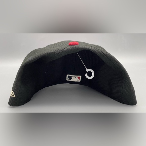 Arizona Diamondbacks New Era 2017 59FIFTY Fitted Hat Snake Black Red Size 8 NEW - Picture 5 of 8